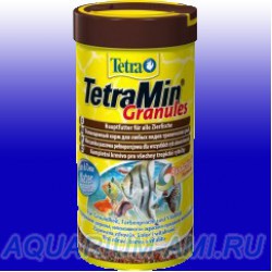 Универсальный корм для всех видов аквариумных рыб TETRA Min Granules 250ml/100g